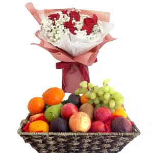 Flowers N'Fruit Basket 5
