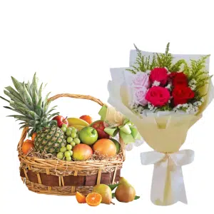 Flowers N'Fruit Basket 6