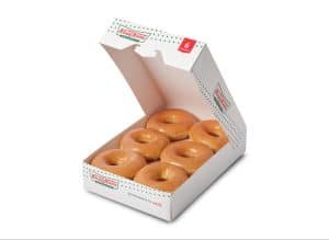 Krispy Kreme Box of 6 Original Glazed