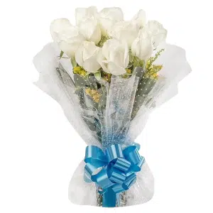 Bouquet of 12pcs White Roses to Taguig