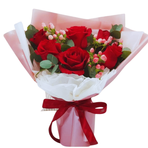 Bouquet Of 6pcs Red Roses to Taguig