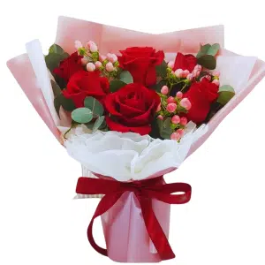 Bouquet Of 6pcs Red Roses to Taguig