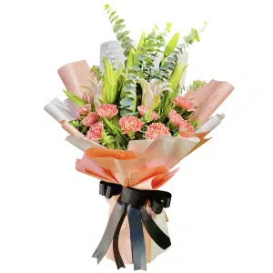 Carnations and Lilies Arrangement