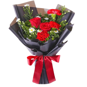 Bouquet Of Rose and Carnations