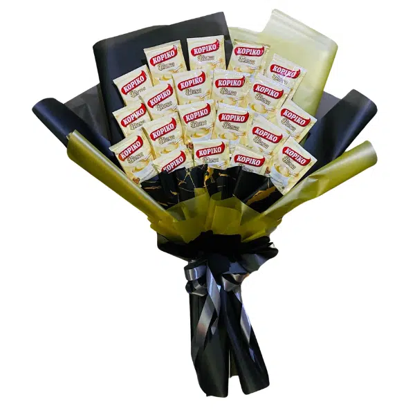Send flowers to Philippines, Flower delivery Philippines, Send roses to Philippines Flower shop Philippines Kopiko Blanca Bouquet to Malabon