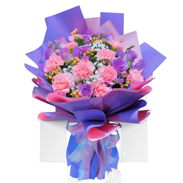 Send flowers to Philippines, Flower delivery Philippines, Send roses to Philippines Flower shop Philippines Lovely Carnation Bouquet