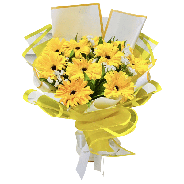 Send flowers to Philippines, Flower delivery Philippines, Send roses to Philippines Flower shop Philippines Yellow Gerbera Bouquet