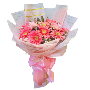 Lovely Pink Gerberas Bouquet