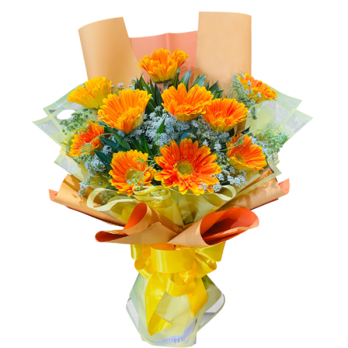 Orange Gerberas Bouquet