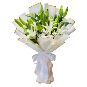 White Lilies Bouquet