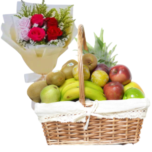 Flowers N'Fruit Basket 21