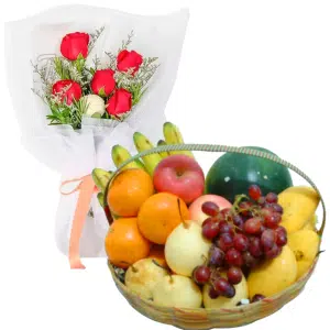 Fruit and Flower Bouquets