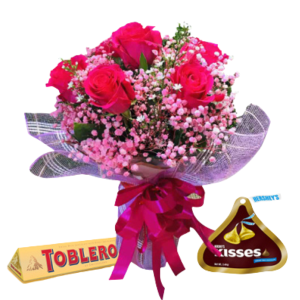 Pink Rose and Chocolate