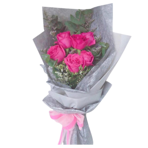 Bouquet of 6pcs Pink Roses to Taguig