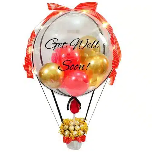 Send flowers to Philippines, Flower delivery Philippines, Send roses to Philippines Flower shop Philippines Get Well Soon Balloon 06