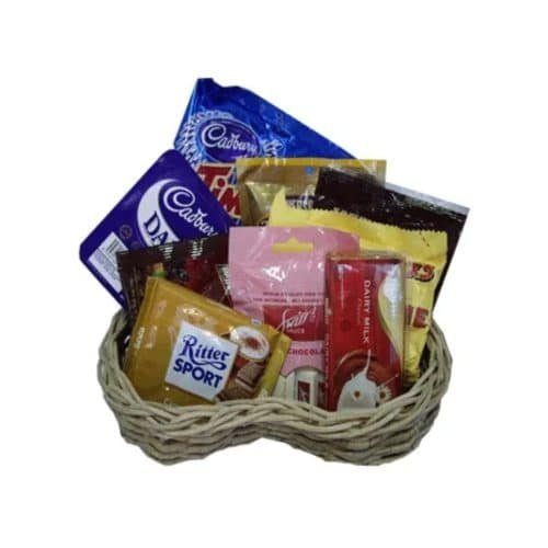Assorted Chocolate Lover Basket Contents 2