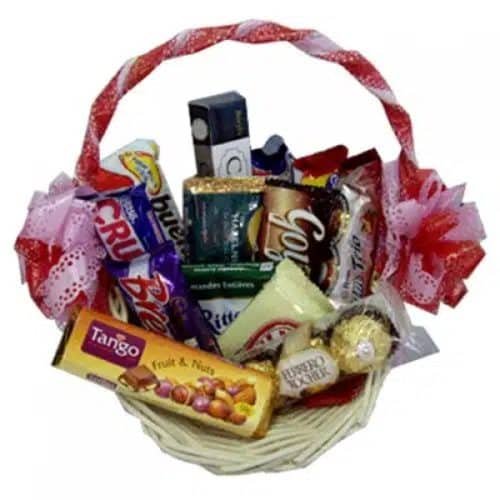 Assorted Chocolate Lover Basket 9