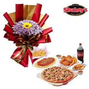 Money Bouquet Paired with a Delicious Blowout Feast